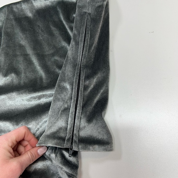 Velvet Sage Green Bustier Bodice Style Top Size Medium - Picture 3 of 11